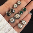 bohemian style gemstone crystal earrings set 5 pairspicture13
