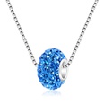 Fashion Full Rhinestone Big Hole Bead Diamond Ball Pendant Necklacepicture16