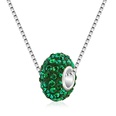 Fashion Full Rhinestone Big Hole Bead Diamond Ball Pendant Necklacepicture17