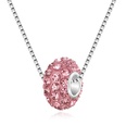 Fashion Full Rhinestone Big Hole Bead Diamond Ball Pendant Necklacepicture18