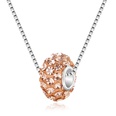 Fashion Full Rhinestone Big Hole Bead Diamond Ball Pendant Necklacepicture19