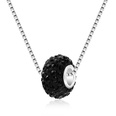 Fashion Full Rhinestone Big Hole Bead Diamond Ball Pendant Necklacepicture20