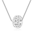 Fashion Full Rhinestone Big Hole Bead Diamond Ball Pendant Necklacepicture21
