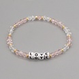 Korean style simple letter diamond crystal bracelet wholesalepicture17