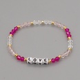 Korean style simple letter diamond crystal bracelet wholesalepicture21