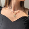 fashion simple geometric pearl pendant necklacepicture48