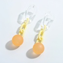 Korean Fashion  Chain Geometric Color Resin Earringspicture25