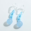 Korean Fashion  Chain Geometric Color Resin Earringspicture24