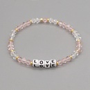 Korean style simple letter diamond crystal bracelet wholesalepicture14