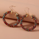 fashion exaggerated color big circle earringspicture11