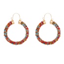 fashion exaggerated color big circle earringspicture12