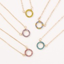 simple creative colorful diamond necklacepicture13