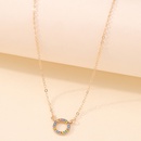 simple creative colorful diamond necklacepicture14