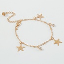 fashion simple geometric starfish microinlaid ankletpicture13