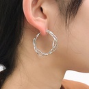 simple trend personality geometric woven twist earringspicture18