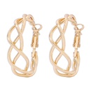 simple trend personality geometric woven twist earringspicture16