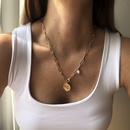Mode einfache geometrische Perlenkette mit Anhngerpicture30