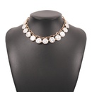 Mode einfache geometrische Perlenkette mit Anhngerpicture29