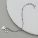simple geometric heart OT clasp braceletpicture11