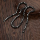 retro trend black stainless steel necklacepicture13