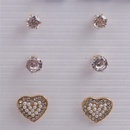 Fashion pearl alloy love earrings setpicture26