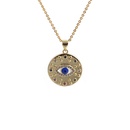 fashion devils eye heart pendant copper microinlaid zircon necklacepicture14