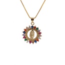 fashion simple color zirconium Virgin Mary pendant necklacepicture21
