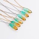 Korean Fashion Multicolor Crystal Pendant Necklacepicture49