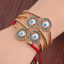 Fashion copper zircon devils eye adjustable braceletpicture20