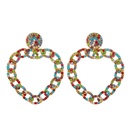 fashion color diamond alloy geometric earringspicture18