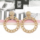 fashion color diamond alloy geometric earringspicture20