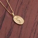Fashion simple Virgin Mary pendant inlaid zircon Necklacepicture7
