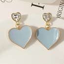 Korean double peach heart earringspicture11
