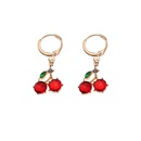 Korean style diamondstudded grape fruit earringspicture20