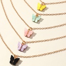 fashion sweet color acrylic butterfly necklace setpicture14