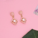 fashion geometric square pearl earringspicture11