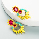 fashion geometric acrylic color flower earringspicture10
