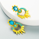 fashion geometric acrylic color flower earringspicture12