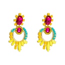 fashion geometric acrylic color flower earringspicture13