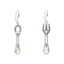 fashion diamond water drop asymmetrical earringspicture14