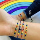 bohemian style glass beads eyes handwoven colorful enamel braceletpicture16