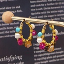 ethnic color crystal gem earringspicture12