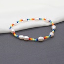 simple mixed color glass rice bead pearl couple braceletpicture9