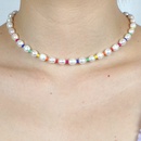 Baroque ethnic pearl stained glass bead necklace wholesalepicture8