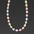 Baroque ethnic pearl stained glass bead necklace wholesalepicture9