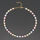 Baroque ethnic pearl stained glass bead necklace wholesalepicture11