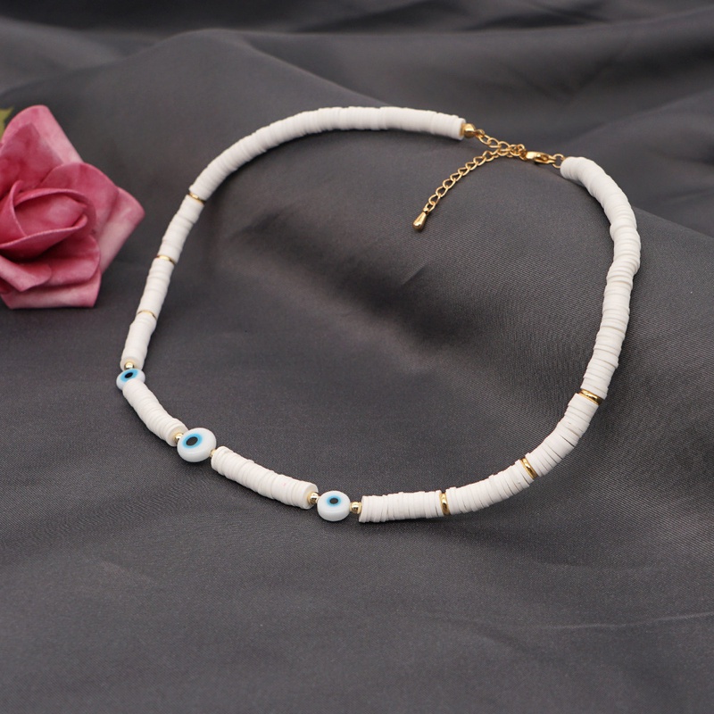 bohemian pure white freshwater pearl necklace