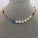 Retro bohemian freshwater pearl color bead necklacepicture10