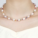 fashion bohemian freshwater pearl rainbow bead necklacepicture10