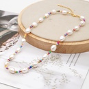 fashion bohemian freshwater pearl rainbow bead necklacepicture11